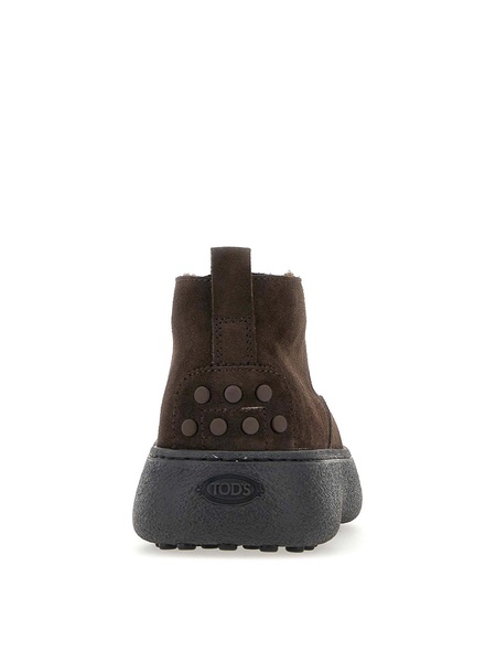 Leather anckle boots