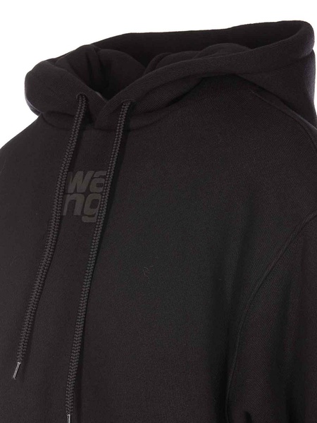 Black cotton sweatshirt