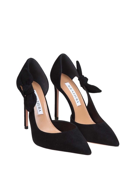 Very Bow Tie Pump 105 In Pelle Scamosciata