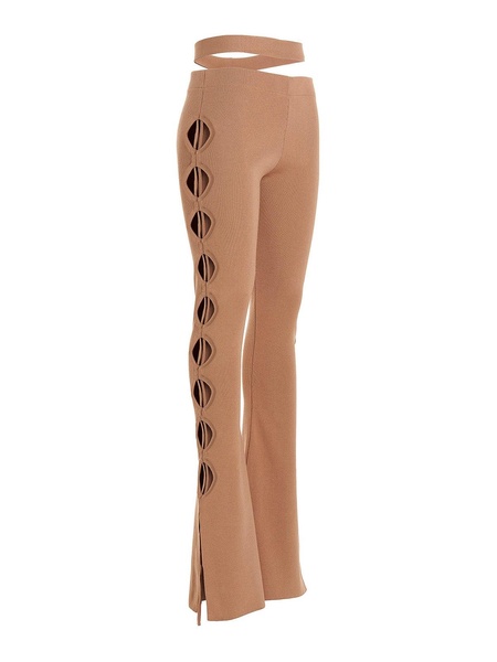 Cut-out laces pants