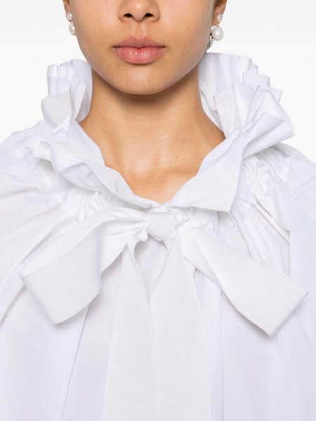 Blouse with ruffles