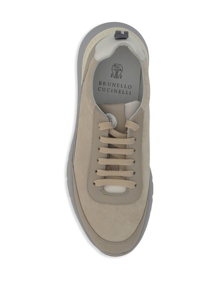 Paneled sneakers