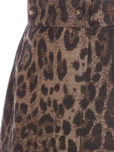 Printed leo skirt