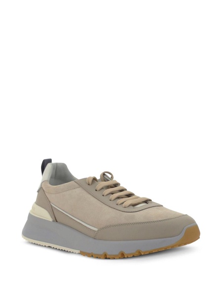 Paneled sneakers