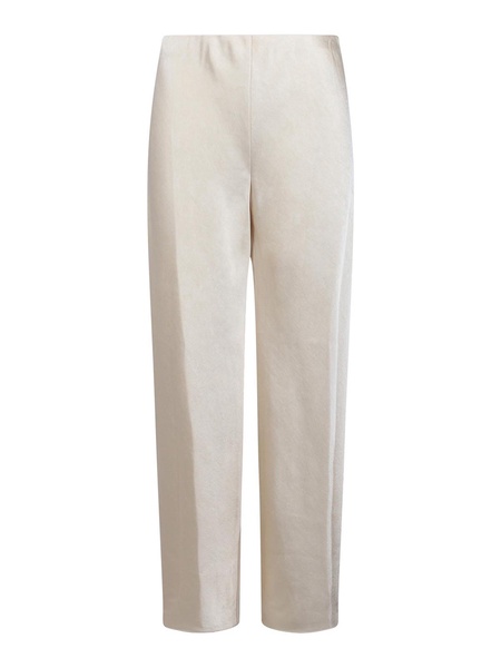 Fluid satin trousers