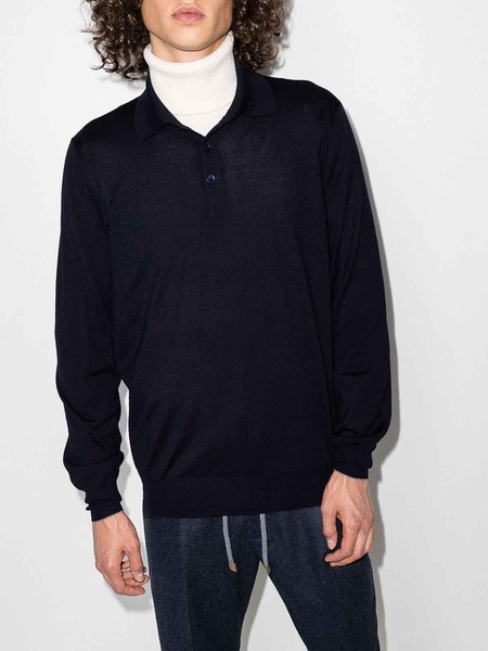 Polo-Style Lightweight Sweater