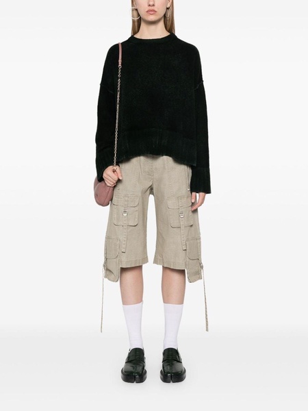 Wool Adn Cashmere Blend Crewneck Sweater