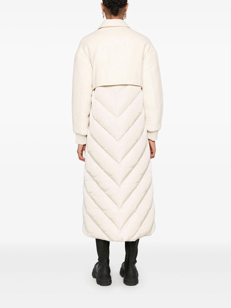 Knit Wool Down Coat