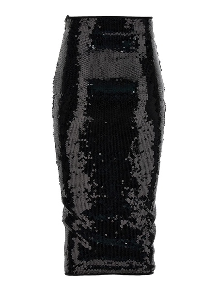 Sequin midi skirt