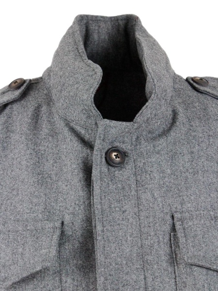 Wool field jacket