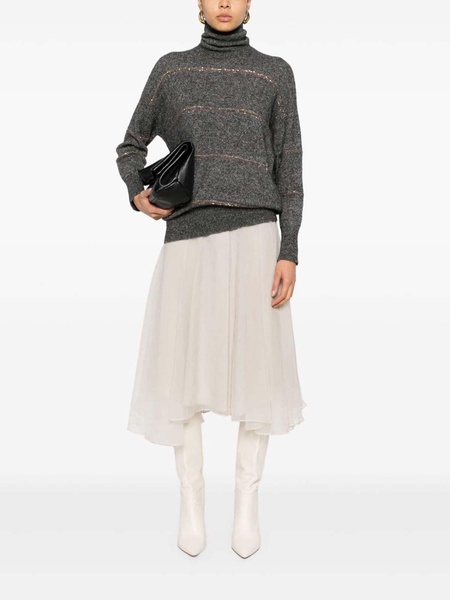 Wool Turtle-Neck Sweater