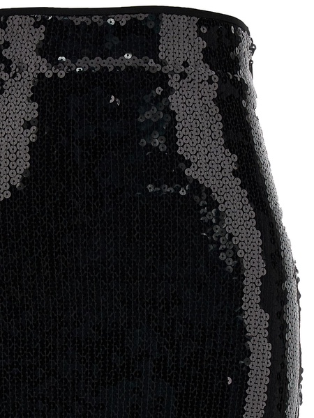 Sequin midi skirt