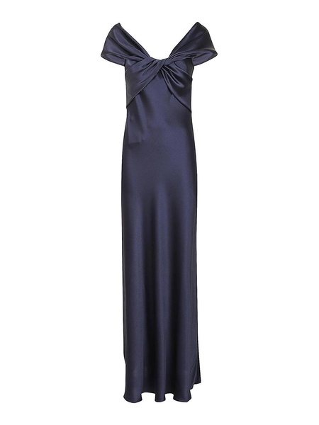 Long satin dress