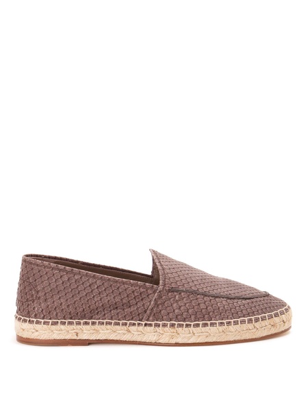 Leather espadrilles
