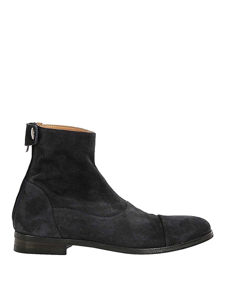 Leather ankle boots