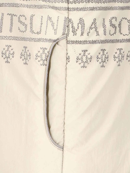X Maison Kitsun Gilet Nordic Border