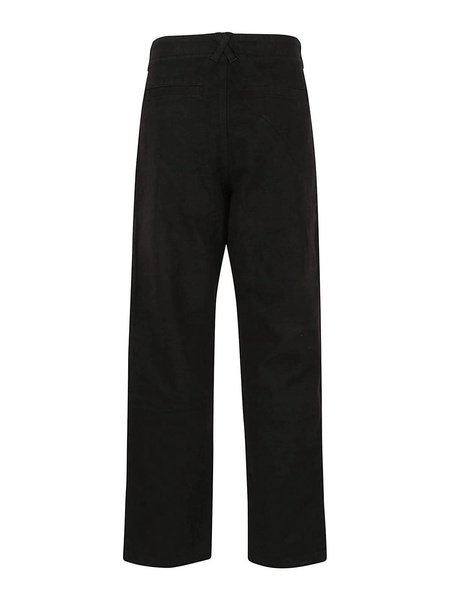Cross cotton straight pants