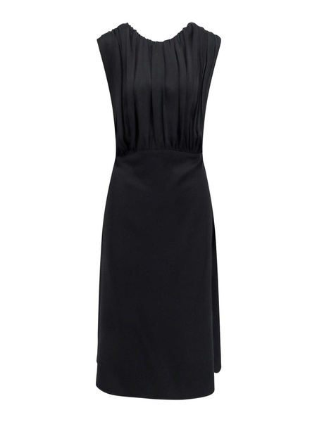 Sleeveless Satin Dress