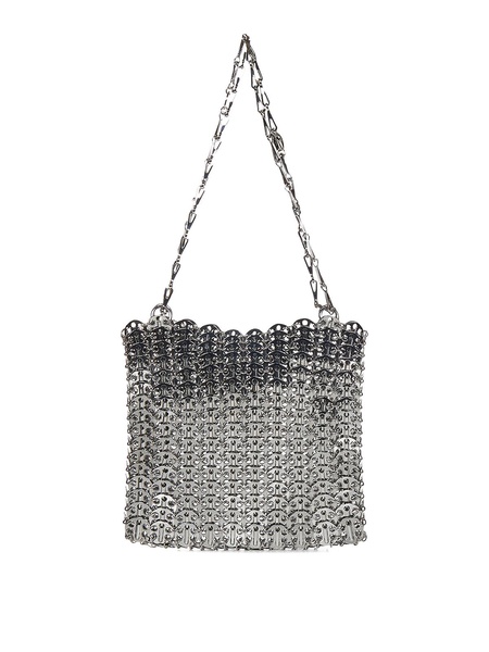 Metal chain designed bag with logo
