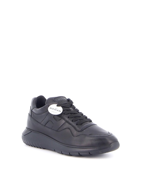 Interactive black sneakers