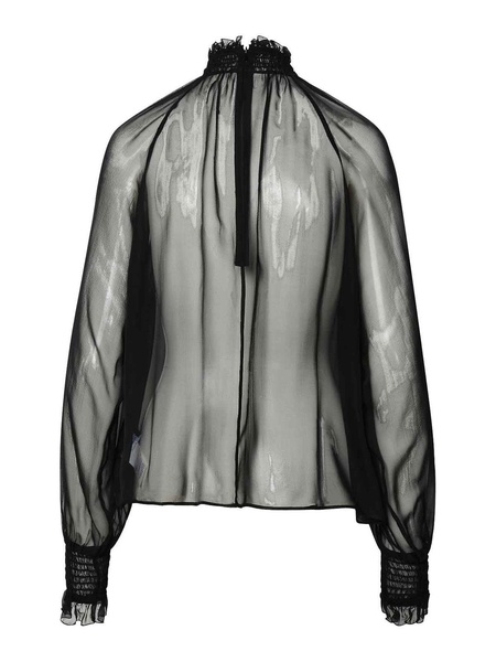 Black Silk Blouse