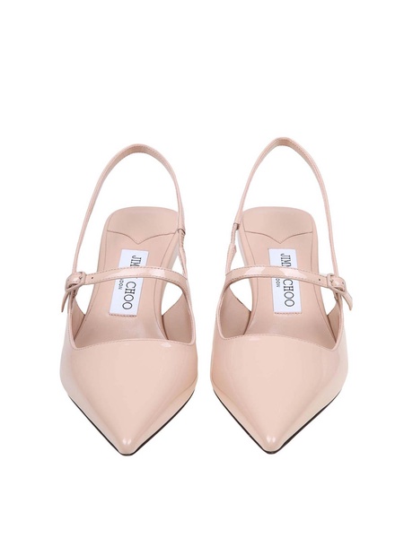 patent leather slingback