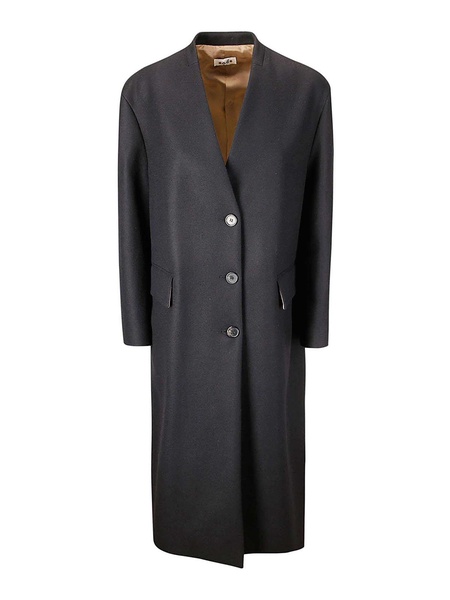 Collarless Coat