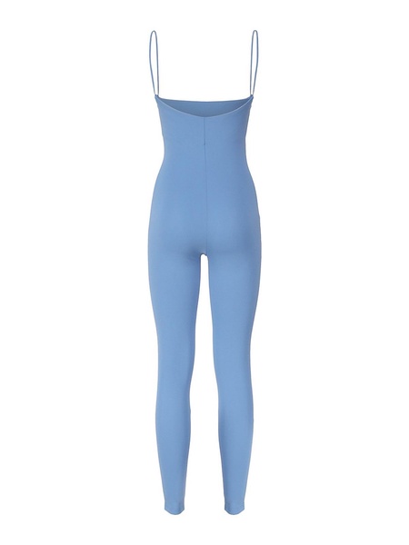 Jumpsuit with shoulder pads