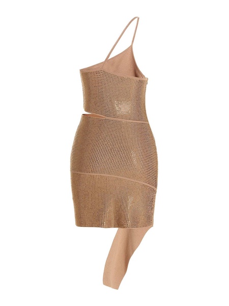 Sequin one shoulder dress