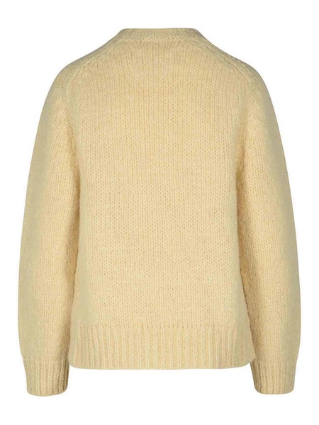 Cream Mohair Blend Sweater