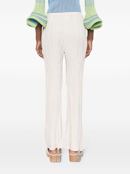 Pleated Crepe Trousers