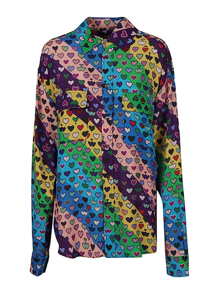Printed viscose shirt