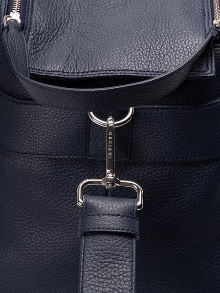 micron leather holdall