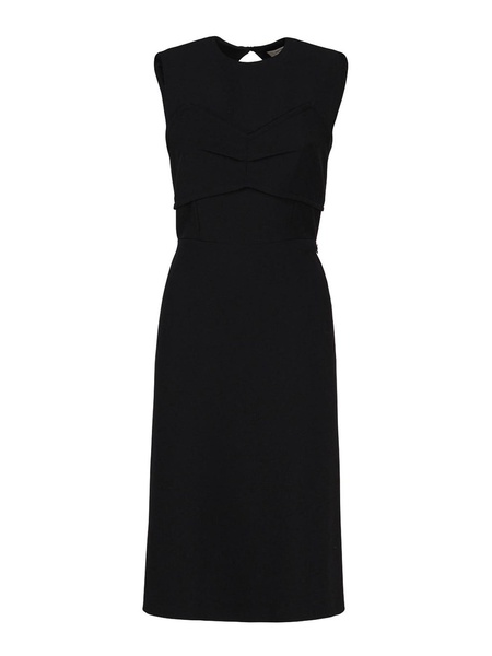 Dress with inlay and back cut out