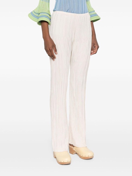 Pleated Crepe Trousers