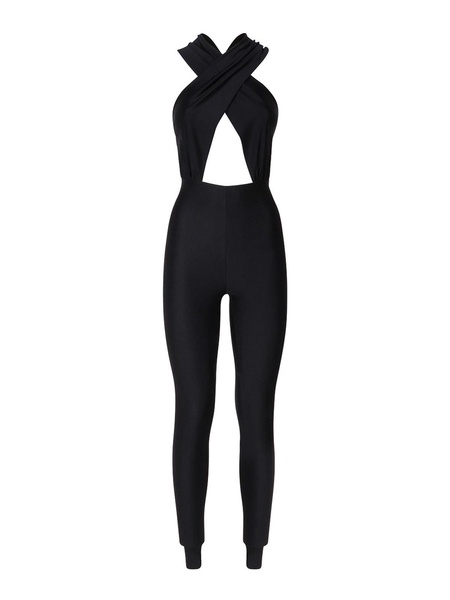 One-Piece Jumpsuit With Banded Top