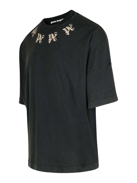 Stateme Black Cotton Over T-Shirt