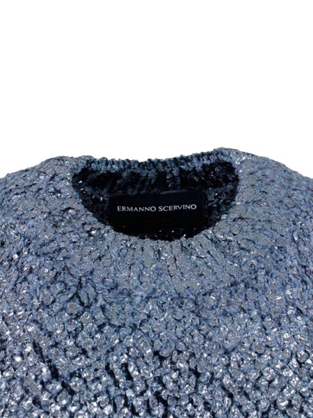 Crystals pullover in blue