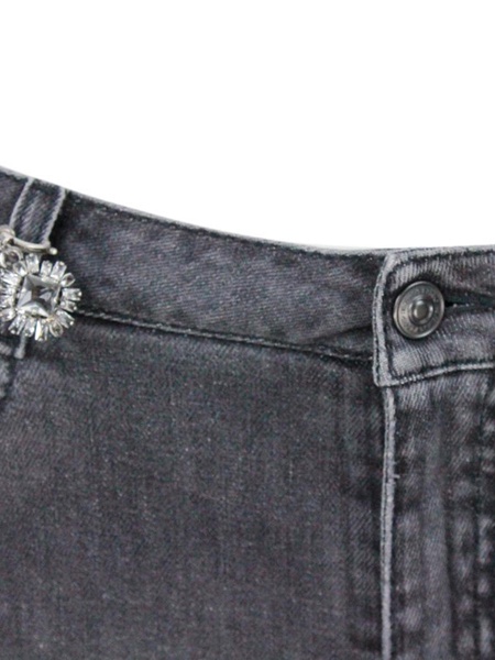 Jewel detailed jeans