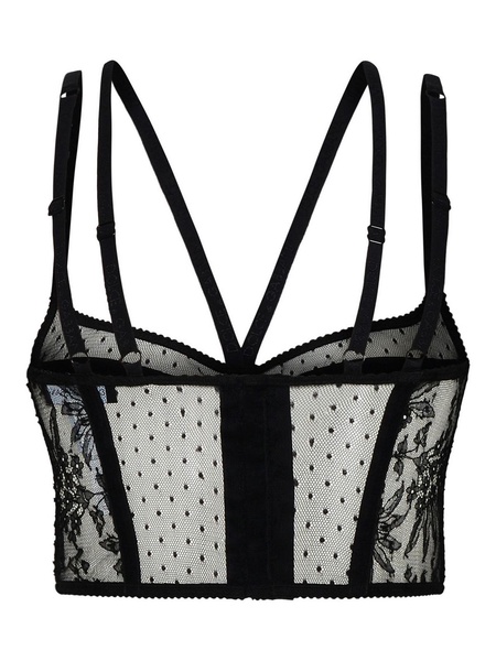 Black lace top