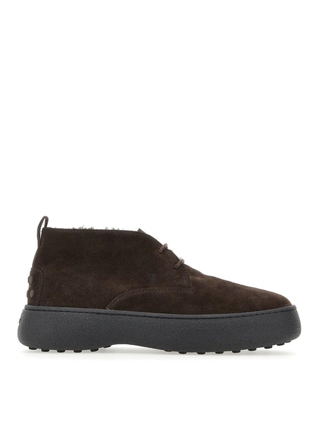 Leather anckle boots