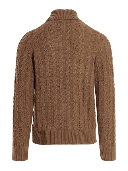Cable sweater
