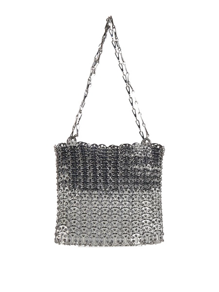 Metal chain designed bag with logo