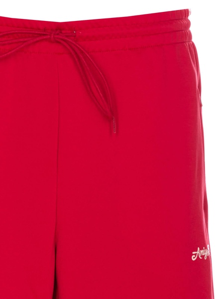 Red Jogging Sandy Pants