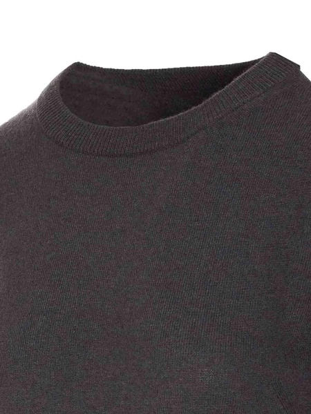 Dark Grey Cici Ws Patch Sweater