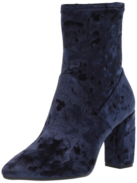 Aerosoles Women's Password Ankle Boot, Navy Fabric, 5 M US