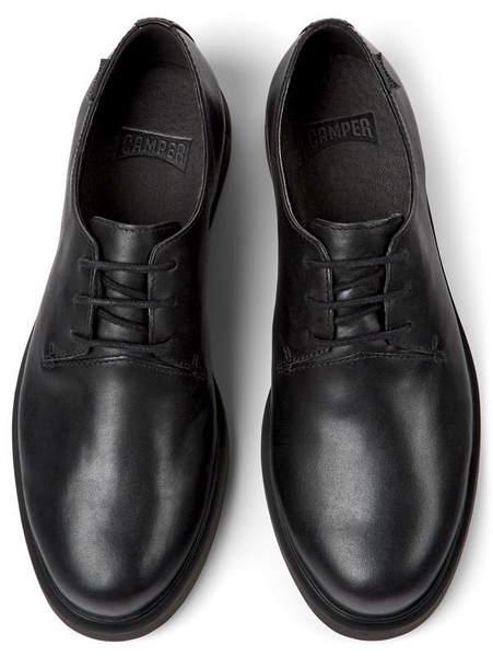 Black Leather Women's Shoes.