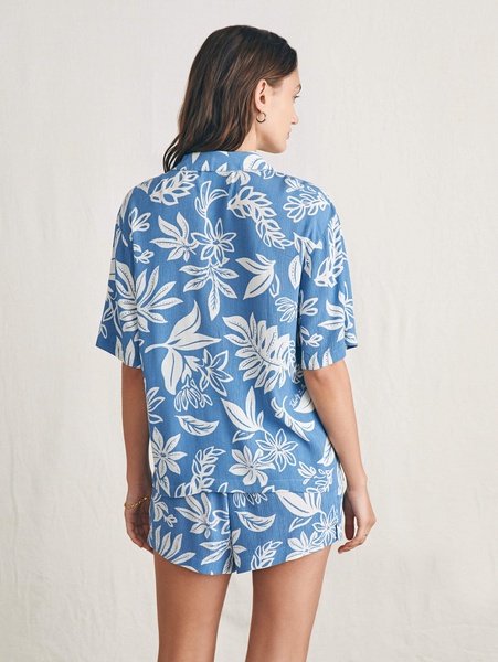 Surfrider Cabana Camp Shirt - Surfrider Blossom