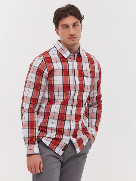 marcin long sleeve check shirt