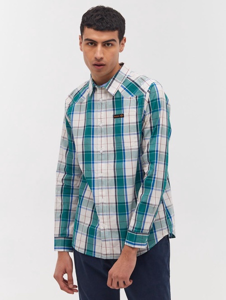 tycho long sleeve check shirt